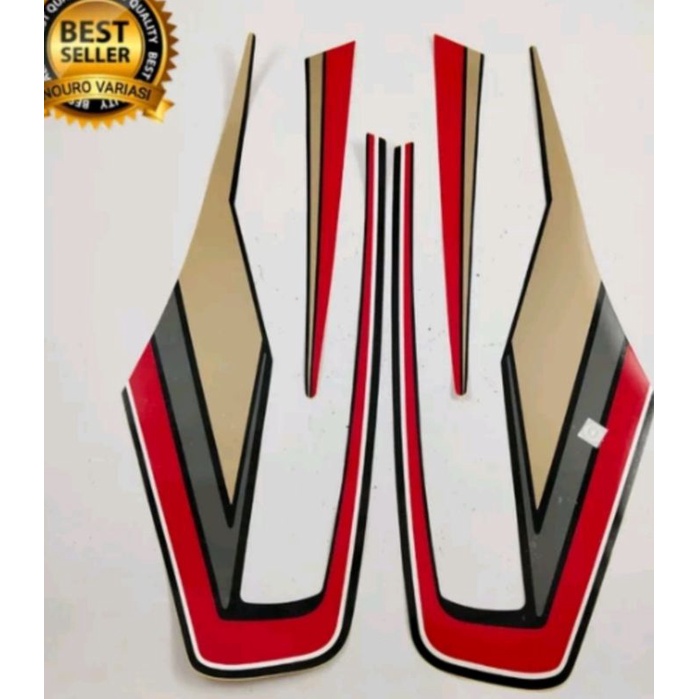 LIS STRIPING RX KING 1992 MERAH NON ORI