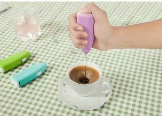 Pengocok telur mini hand mixer pengaduk kopi portable