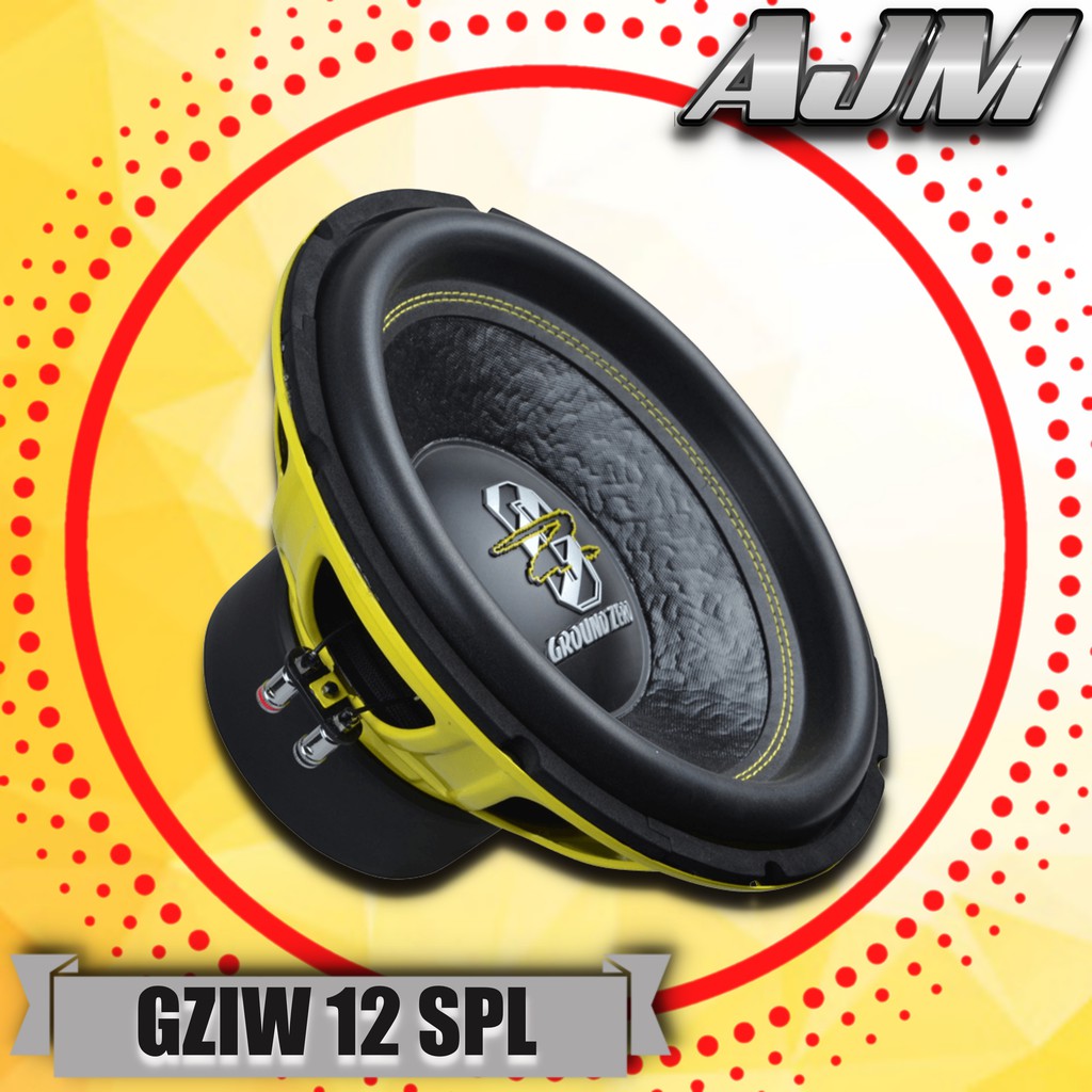 Subwoofer GROUND ZERO IRIDIUM SERIES GZIW 12 SPL not JBL not VENOM not JL AUDIO