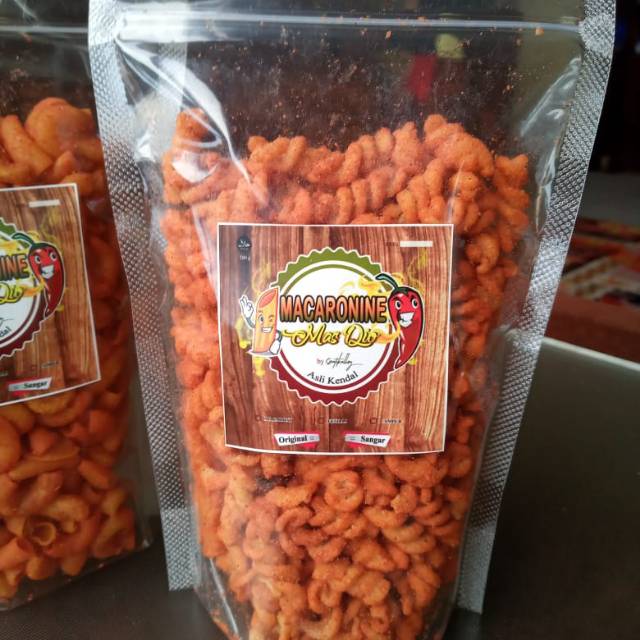 

Terlaris Cemilan enak Makaroni / fusilli asli kendal enak gurih terlaris