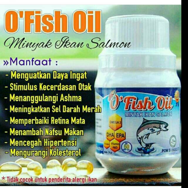 O Fish Oil Minyak Ikan Salmon Shopee Indonesia