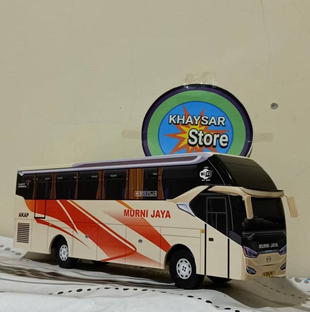 Miniatur bus bis sr2 murni jaya