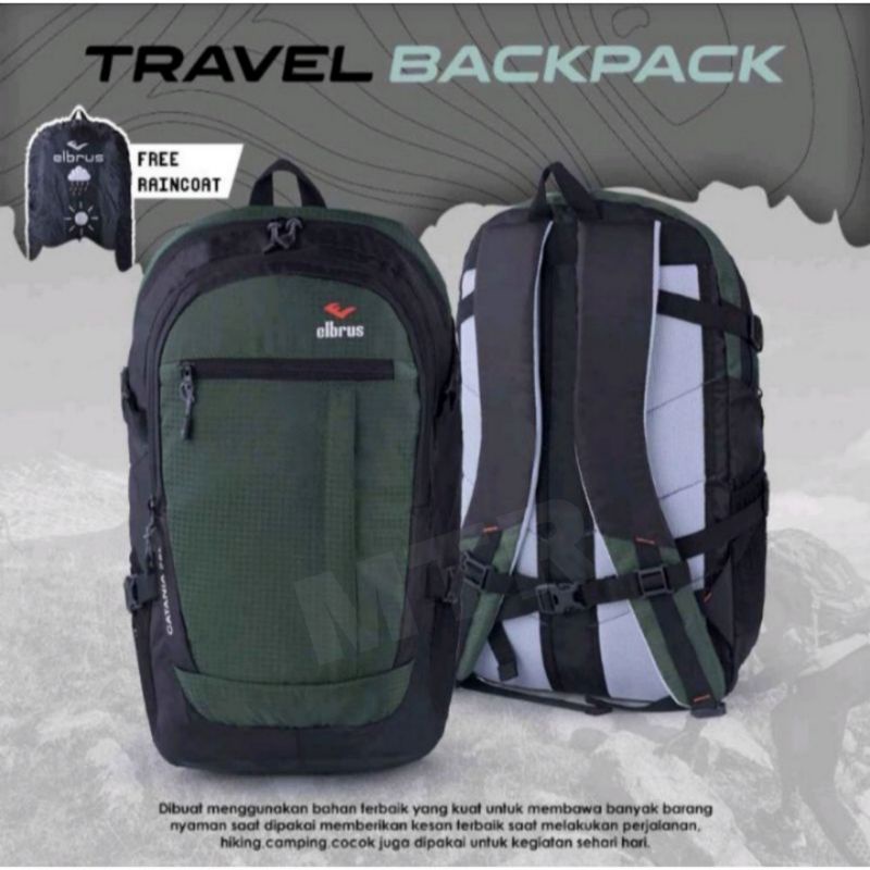 TAS RANSEL PRIA ELBRUS ORIGINAL 25 LTR//TAS RANSEL SEKOLAH &amp; FASHION//TAS RANSEL MURAH-MERIAH