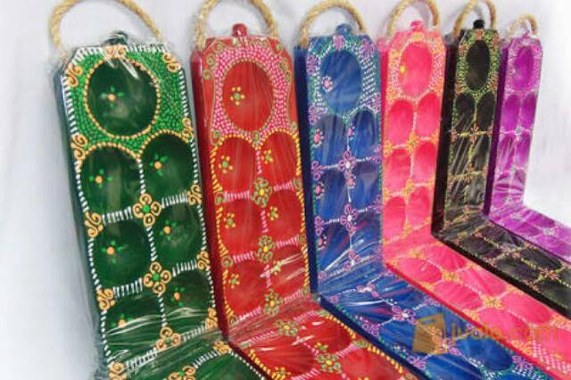 (BISA COD) Mainan Tradisional Dakon Lipat Kayu Bentuk Tas - Alat Permainan Tradisional