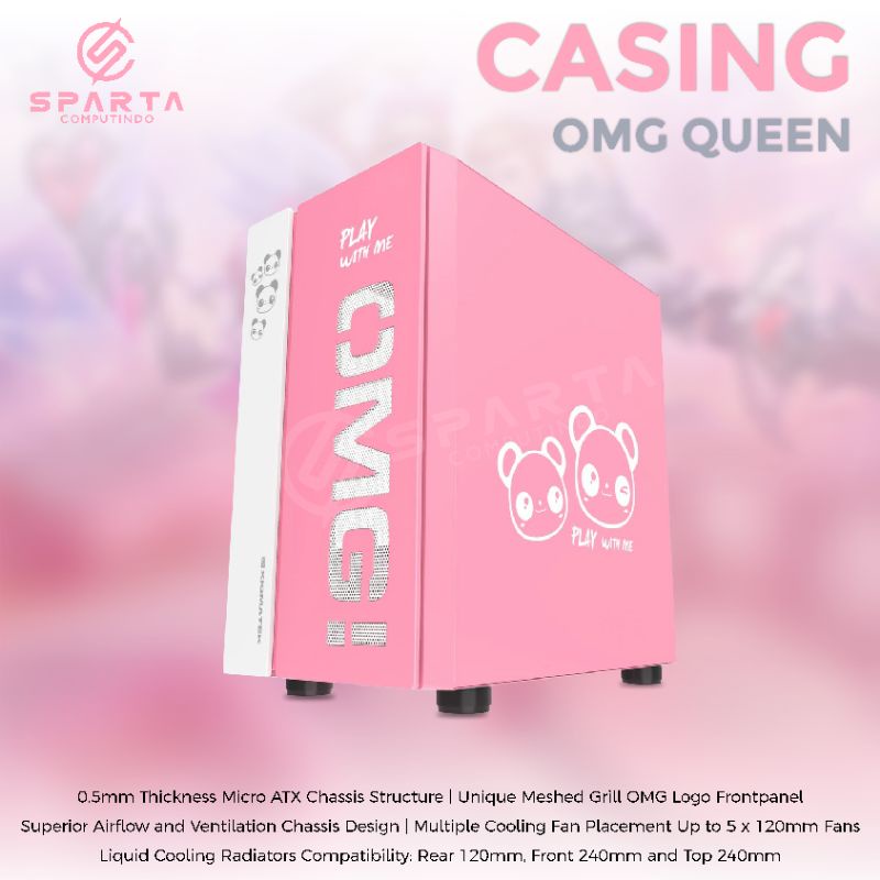 Casing PC OMG Aqua Case PC Rakitan Xigmatek OMG Aqua Murah Bergaransi