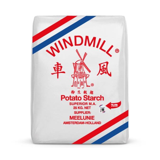 

TERBARU Potato Starch Windmill 25 kg bag - GOJEK GRAB ONLY / tepung kentang