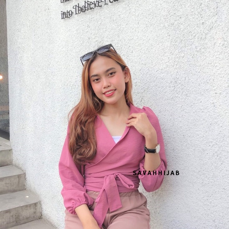 SAVAHHIJAB - KALEA CROP TOP/CROP TOP CRINKLE/FASHION WANITA