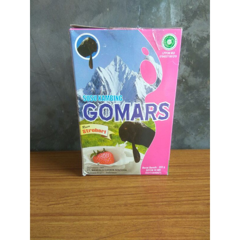 

gomars, susu bubuk kambing etawa, netto 200gram