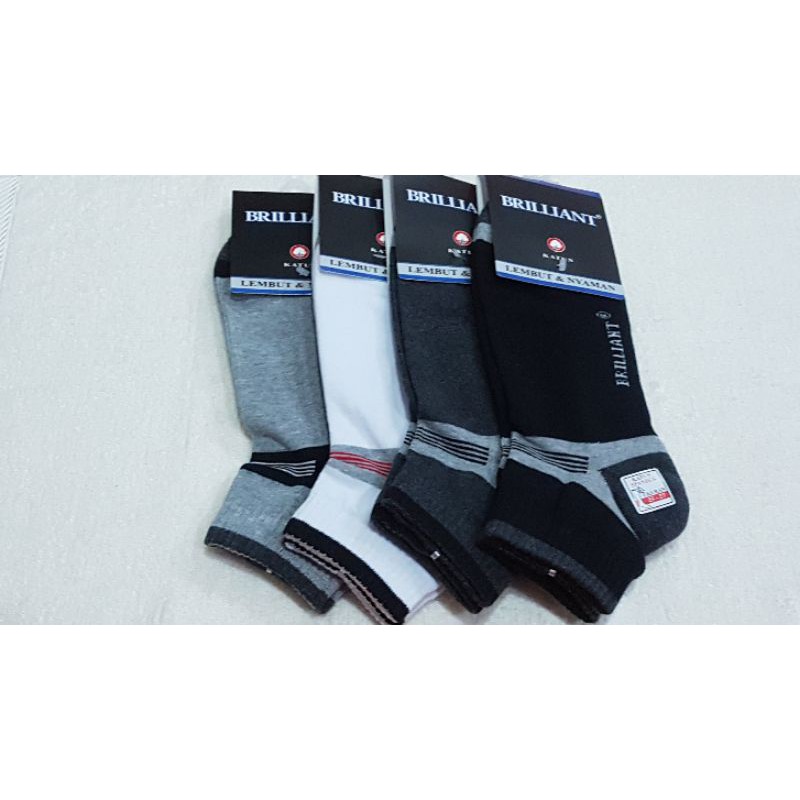 1 pcs kaos kaki sport merk brillyant