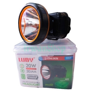 Senter Kepala Luby 20 Watt Waterproof