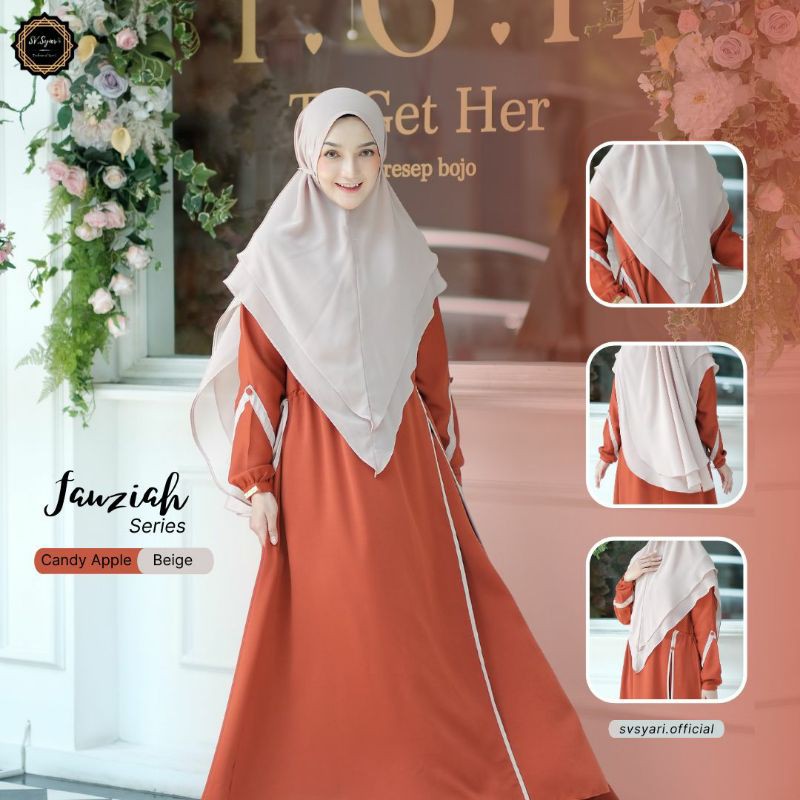 GAMIS SET JILBAB - FAUZIAH SERIES TERBARU/TERMURAH