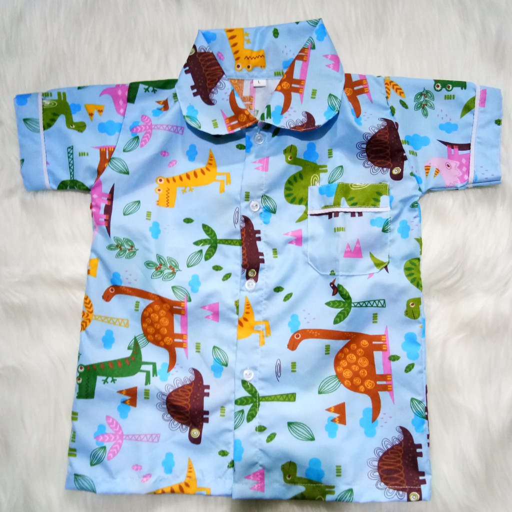 Piyama Anak Ecer Motif Dino