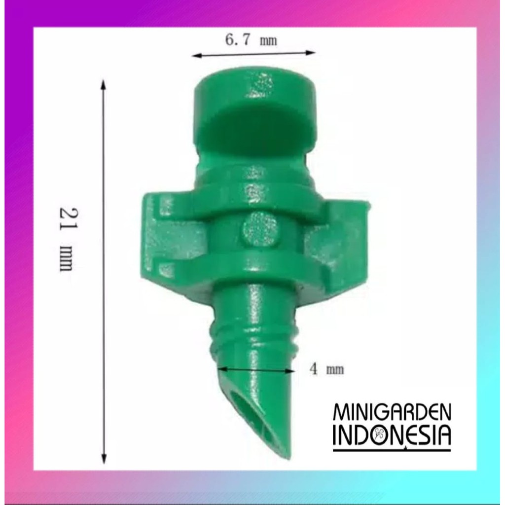 Micro Jet Sprayer 90 - 360 Derajat Alat Siram Irigasi Taman Aeroponik  Head Nozzle Sprinkle