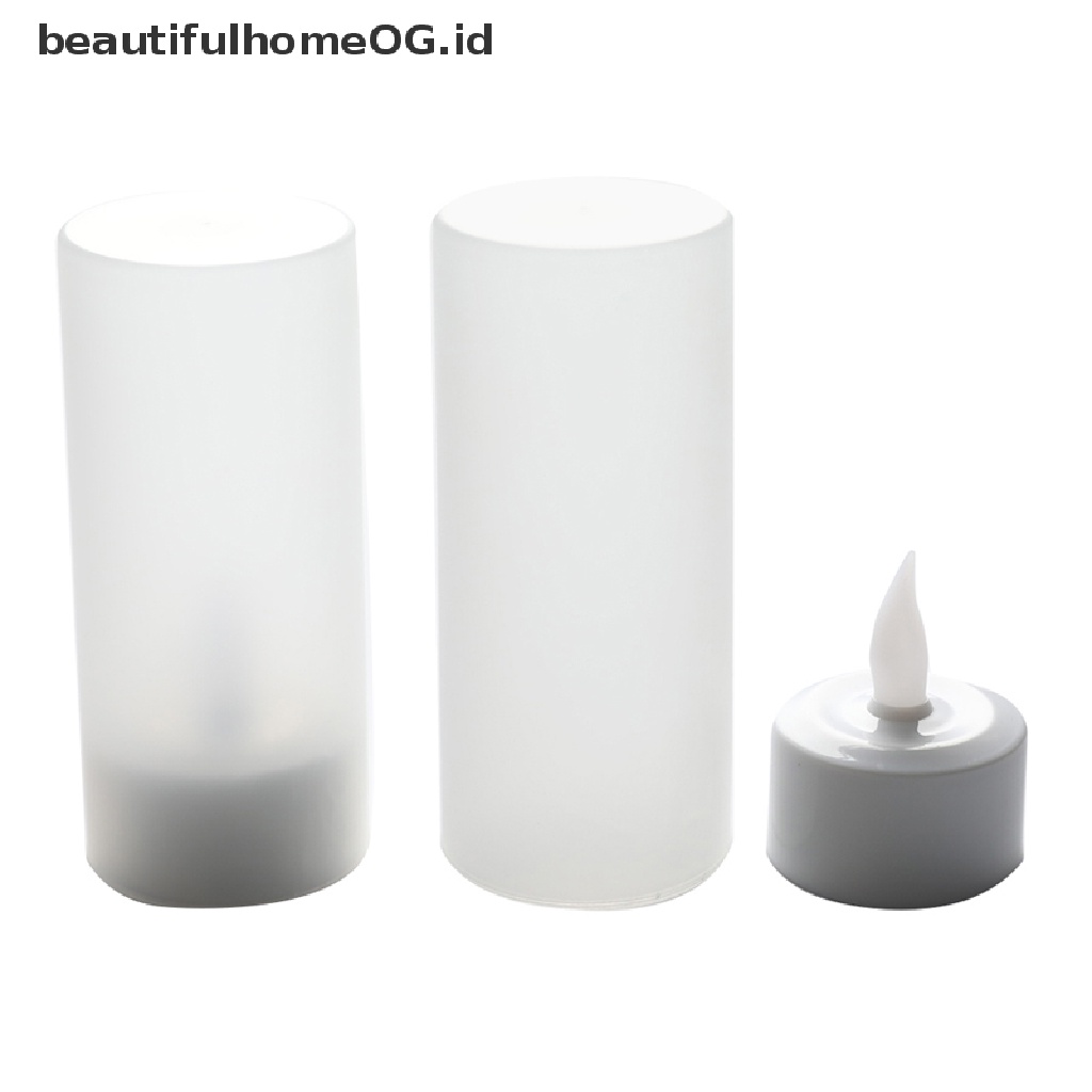 // Beautifulhomeog.id// Lampu USB Charge Rechargeable Dengan Lilin Baterai LED Flameless Chargeable