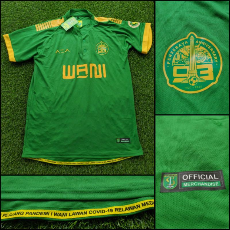 JERSEY PERSEBAYA ANYVERSARY 2020-2021 BAJU BOLA GRADE ORI