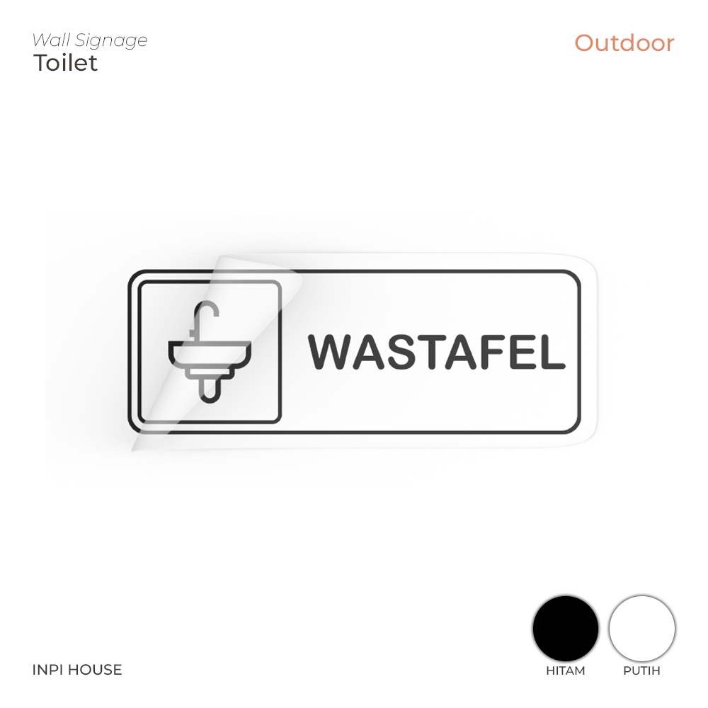 stiker dinding - wastafel sticker - stiker tempat cuci tangan - wastafel - sticker oracal
