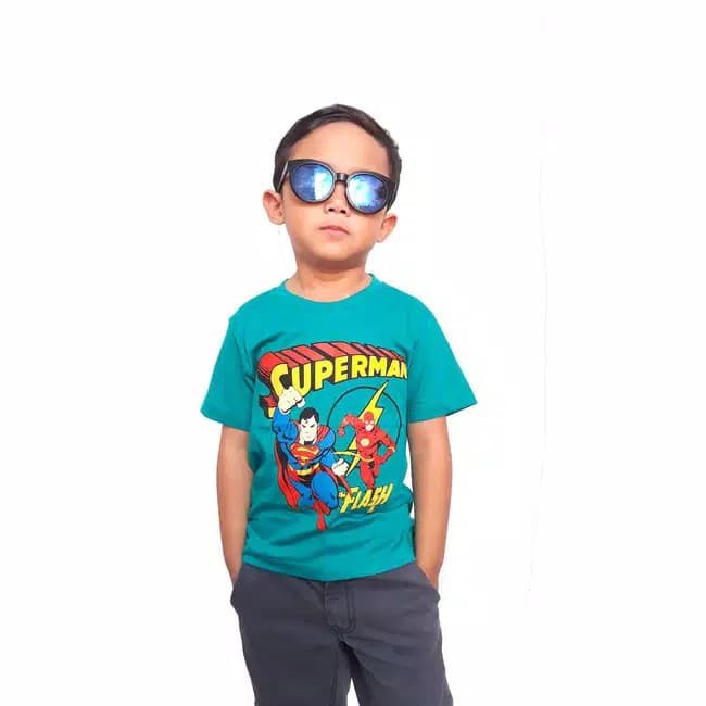 KAOS ANAK SUPERMAN / Kaos anak laki - laki murah 2-9 tahun motif karakter