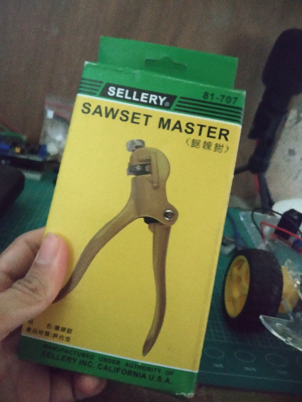Sawset Master Sellery/siwalan Sellery/pembuka Mata Gergaji Sellery/alat Buka Mata Gergaji Sellery