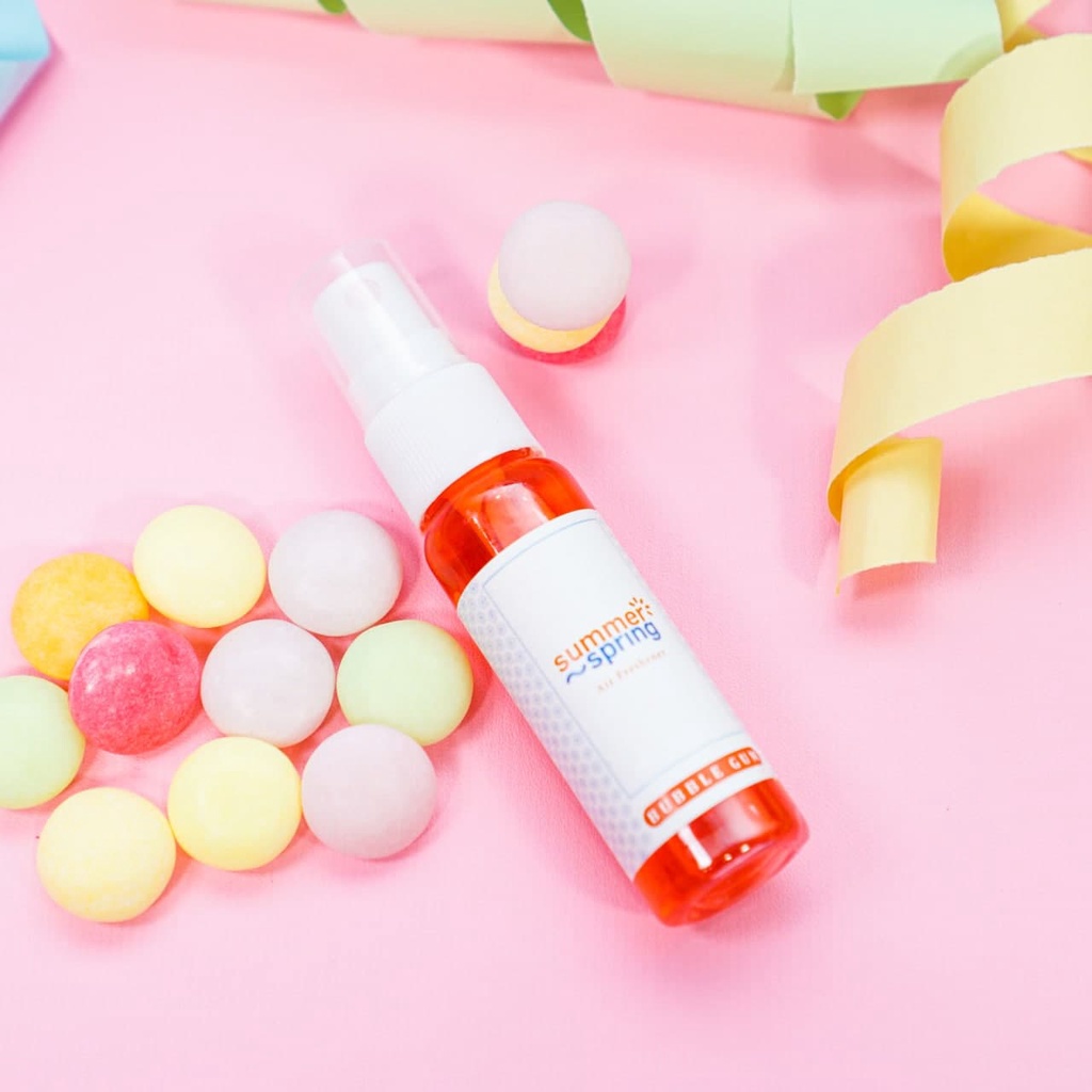 Parfum Mobil Pengharum Ruangan Pewangi Kamar Tidur Harum Summer Spring | Spray | Aroma Bubble Gum