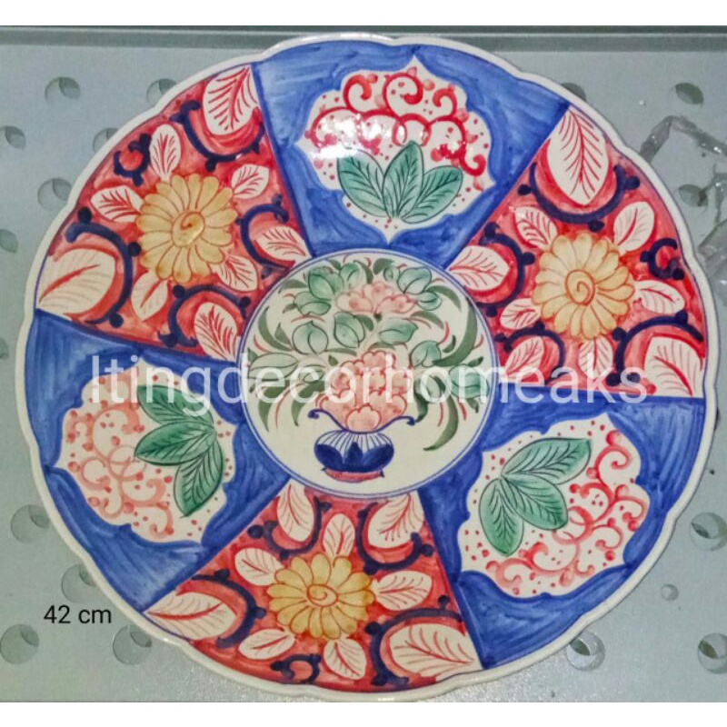 Piring Hias Gantung Model Imari