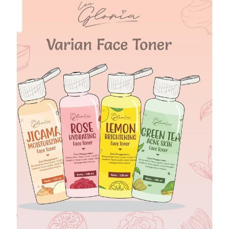 READY BPOM 100ml Face Toner by LEA LEMON WATER, ROSE WATER, GREENTEA WATER, JICAMA WATER LEA