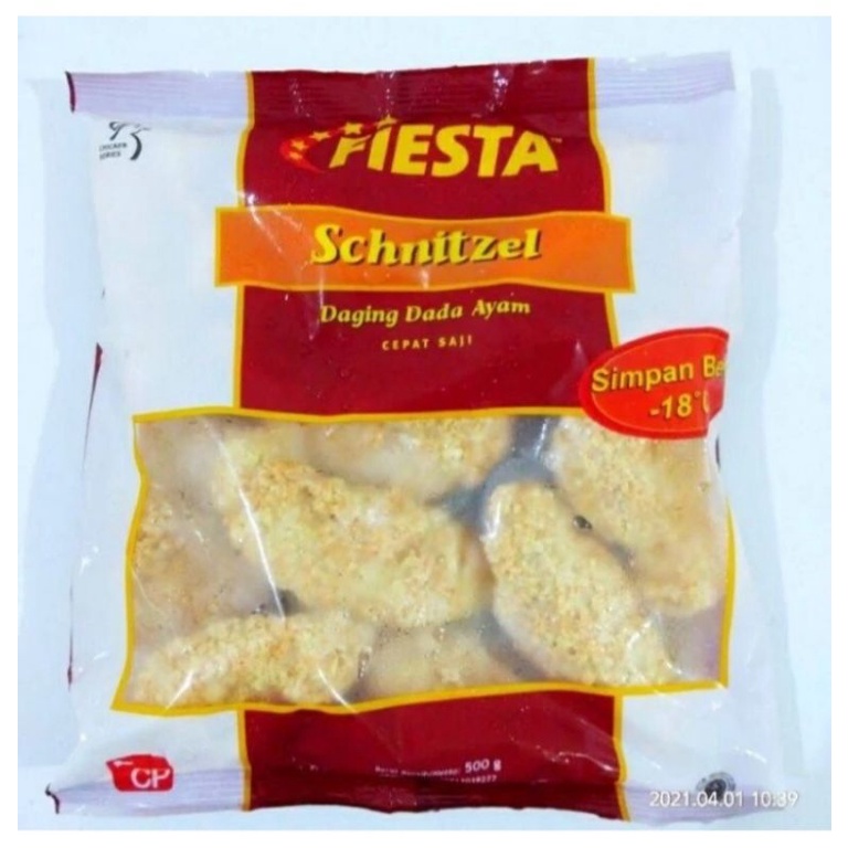 

Fiesta Schnitzel 500Gr Daging Dada Ayam