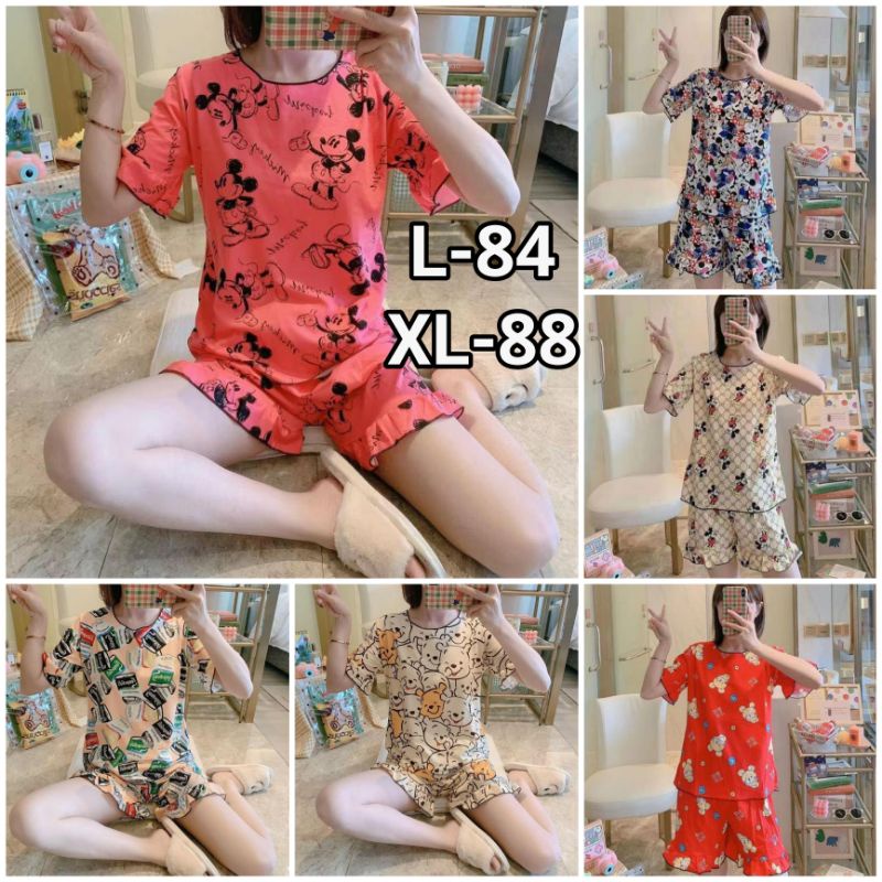 Baju tidur import setelan hp/fashion wanita/ baju tidur murah C03-D1,10L