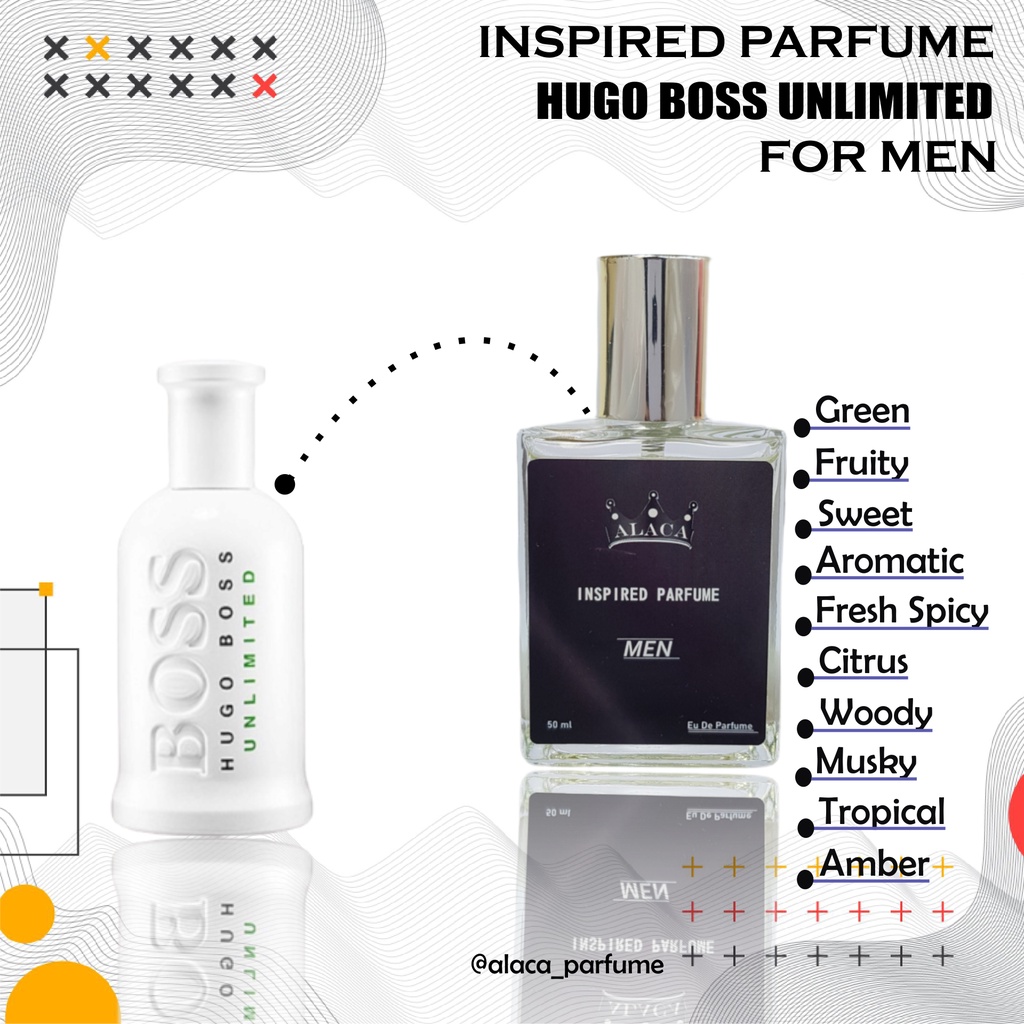 Parfum Farfum Parfume Minyak Wangi Hugo Boss Unlimited Pria Laki Laki Cowok - Alaca Inspired Parfume