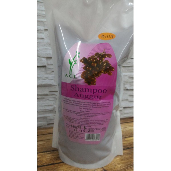 PRODUK PILIHAN  ACL Shampoo Anggur Refill 1000ml / Shampo Perawatan Rambut Salon Isi 1 Liter