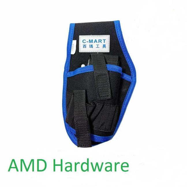 Tas Pinggang Mesin Bor / Tool Bag / Cordless Drill Pouch C-Mart