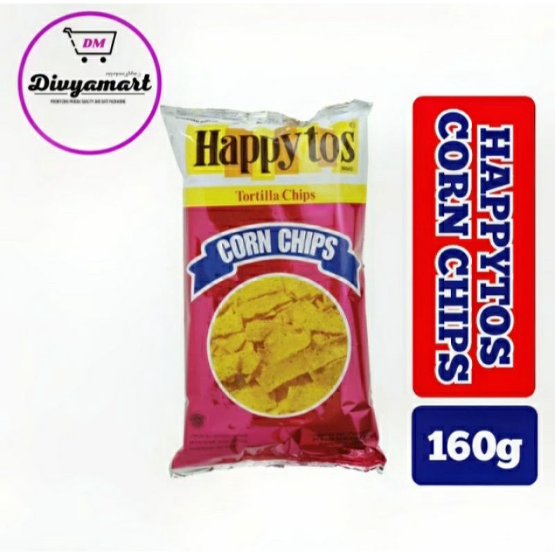 

Happy tos Tortilla Chips / Corn Chips Merah 140g