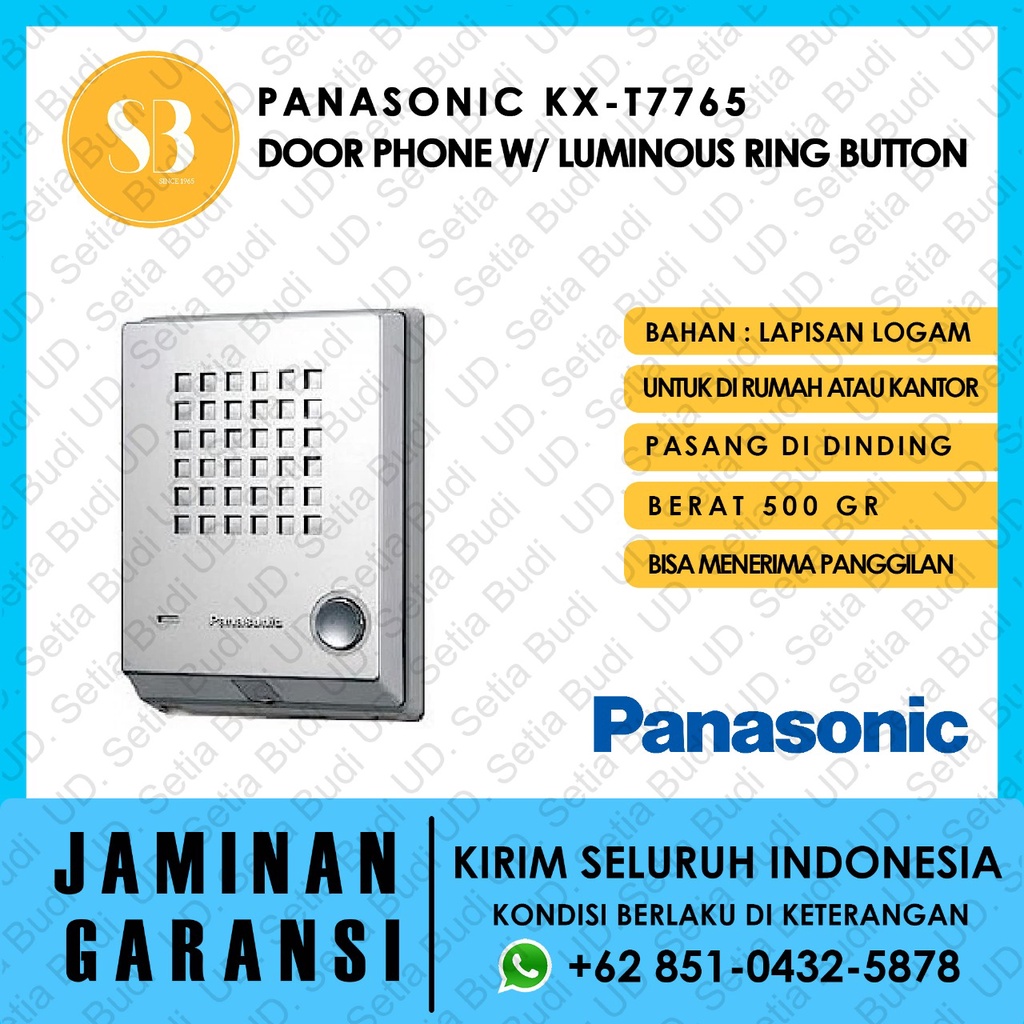 Doorphone Panasonic KX-T7765X / KXT 7765 X