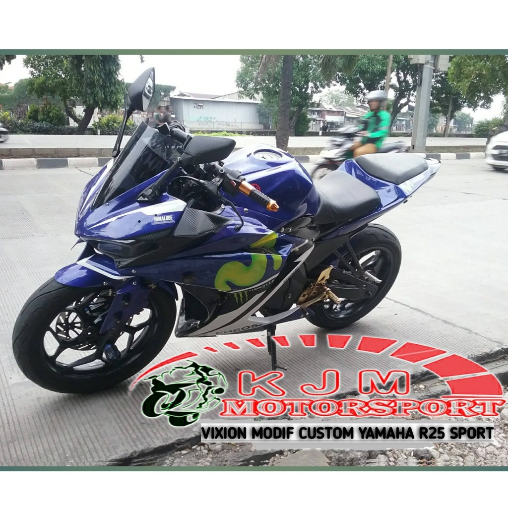 Full Fairing Vixion New R25 V4 Vixiom New Nvl Nva Full Modif R25 V4 Shopee Indonesia