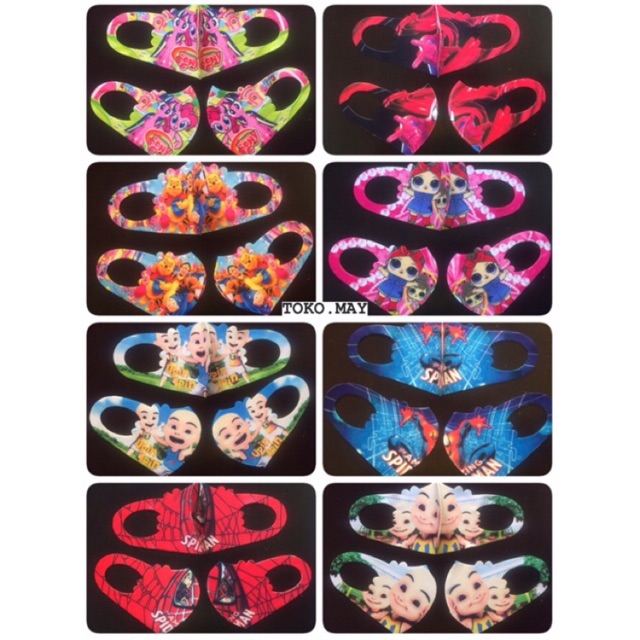 Masker Scuba motif anak MURAH