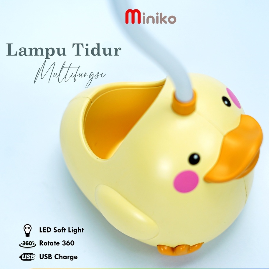 Lampu meja belajar/Lampu tidur kode CS28 1 dan CS28 3  Model Bebek LED Lucu