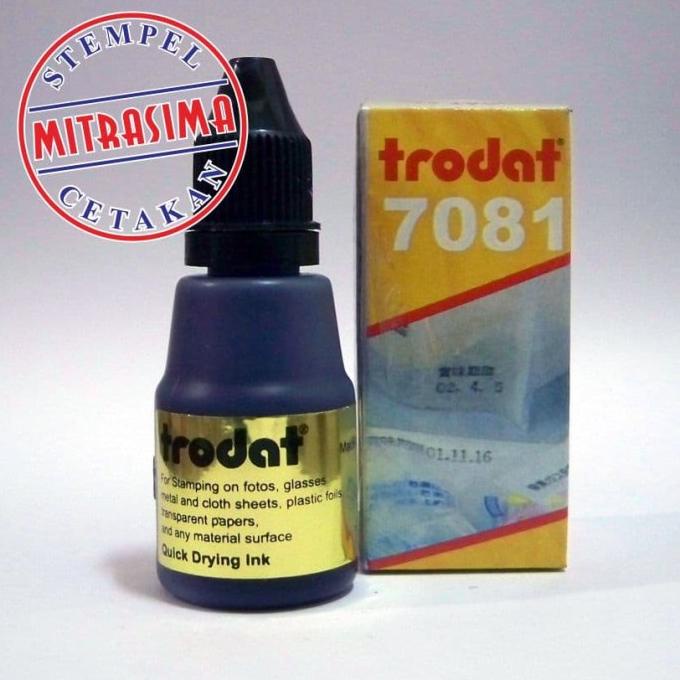 

Tinta untuk plastik, kaca, keramik Trodat 7081 warna Hitam