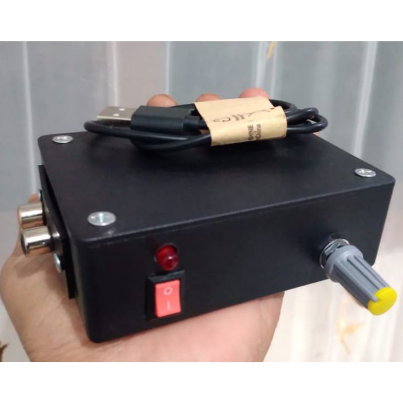 mini power amplifier 1 potensio stereo 5volt rakitan pam 8043 2x3watt