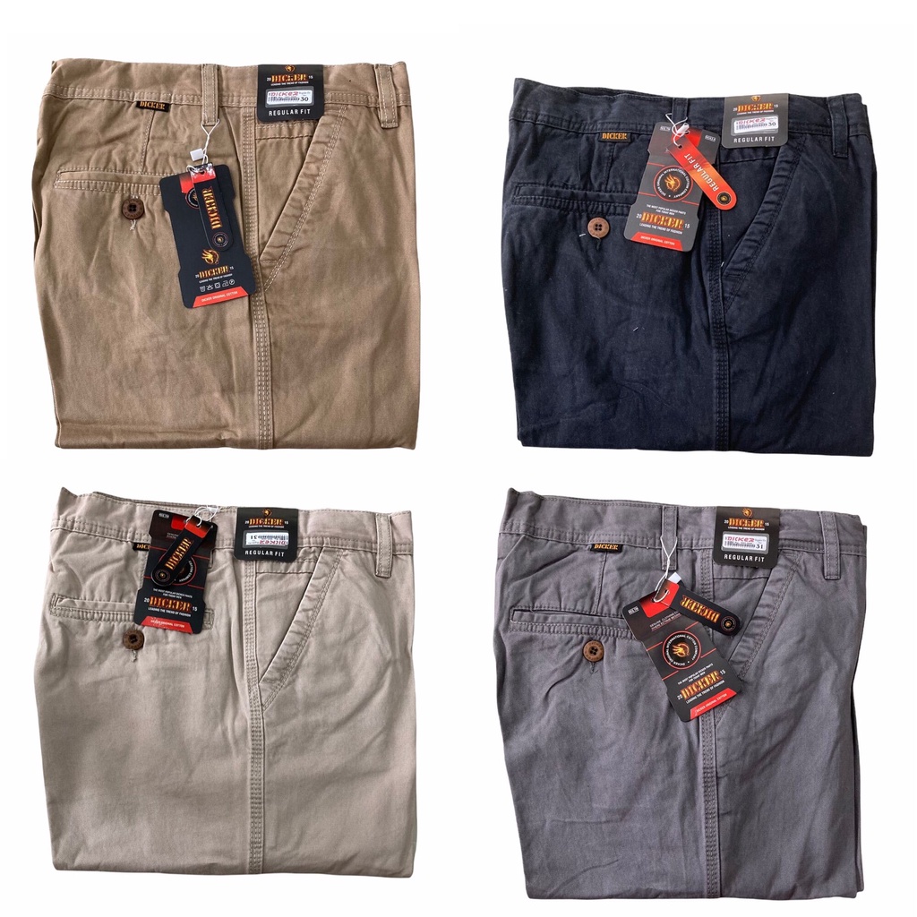 Celana Chino Kanvas Lembut halus Panjang Original DIcker MR BRESS TERBARU Kualitas Kardinal