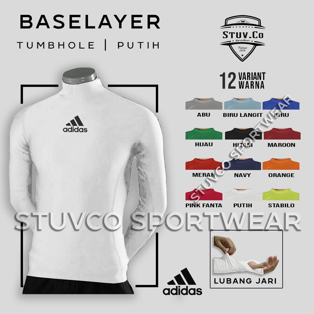 BASELAYER LONGSLEEVE THUMBOLE LENGAN PANJANG JARI DALEMAN DIVING LARI SEPEDA OLAHRAGA PRIA WANITA KEREN