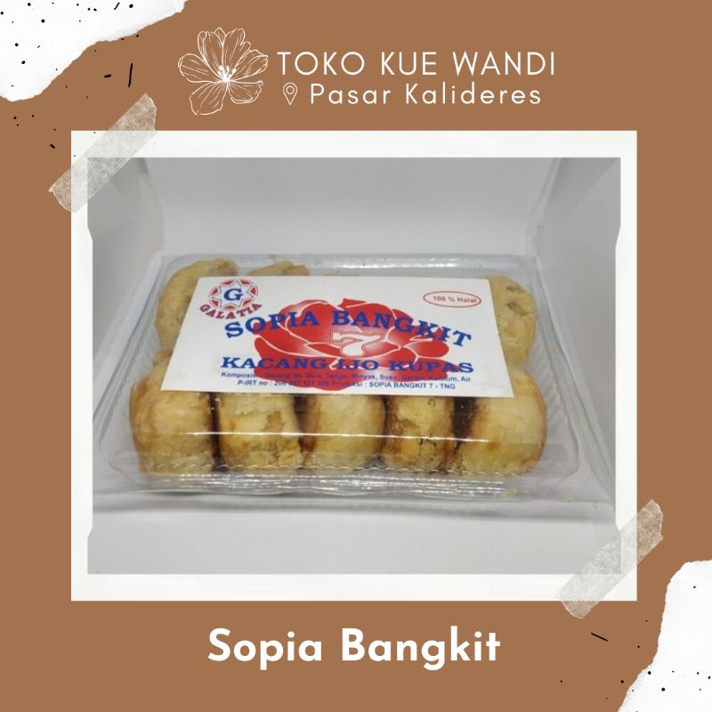 

Sopia Bangkit / Pia Bangkit / Bakpia Kacang Hijau / Sopia Bangkit Kacang Ijo / Pia Kering / Pia Kacang Ijo Kupas