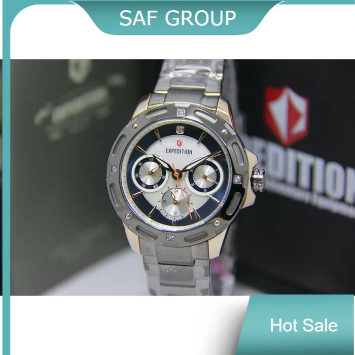 JAM TANGAN WANITA EXPEDITION E 6760 / E6760 ROSEGOLD GREY ORIGINAL by plp