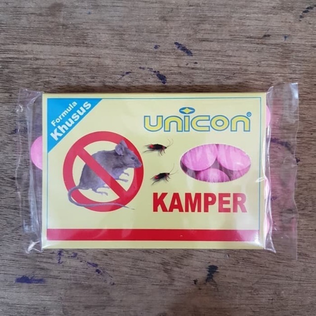 KAMPER UNICON PENGUSIR SUPER TIKUS DAN KECOA KAPUR BARUS SERANGGA