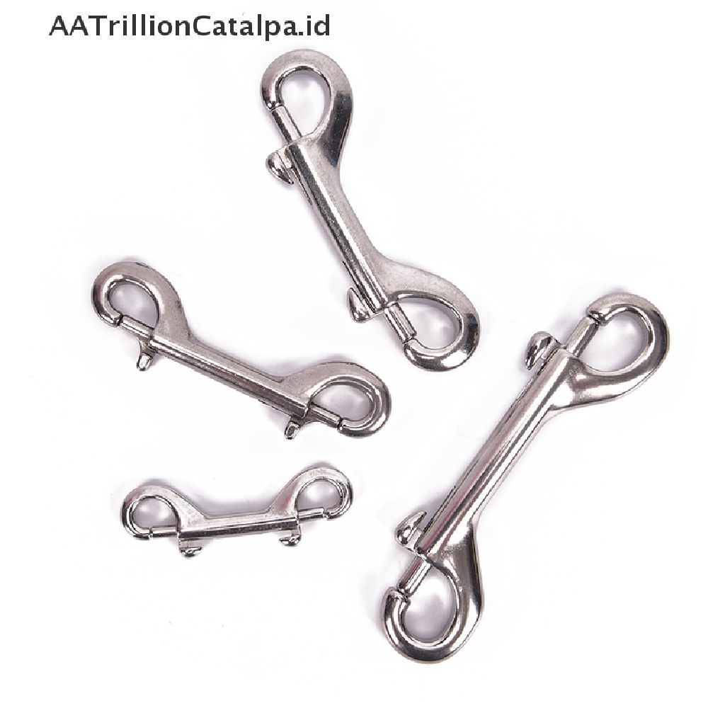 Aatrillioncatalpa 316 Kait snap bolt Bahan stainless steel Untuk scuba diving