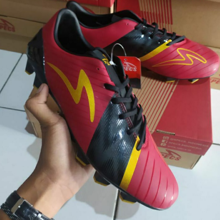 SEPATU BOLA SLAZ PRO FG DAHLIA RED FG