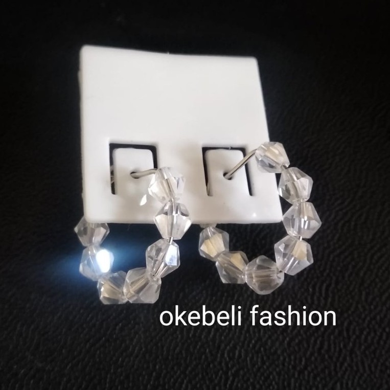 ANTING BAJA BANDUL KRISTALL TERBARU FASHION WANITA