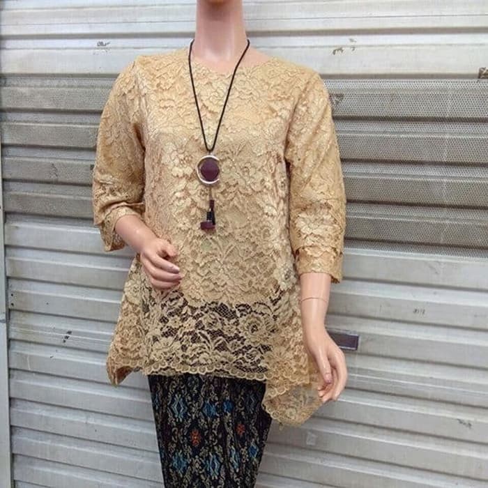 Atasan kebaya brukat bianca all size varian terbaru