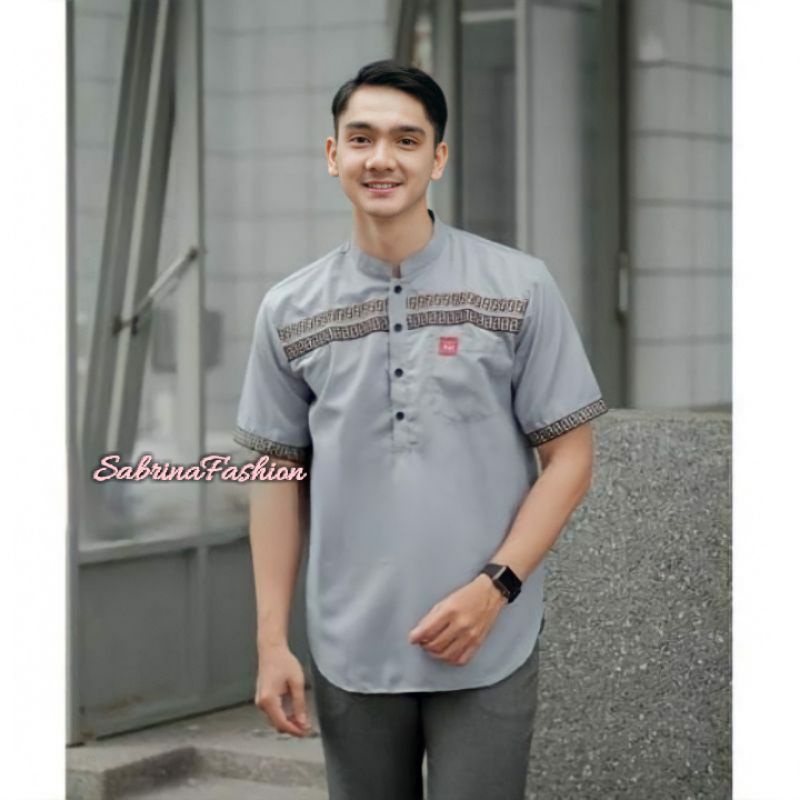 KURTA FF | KOKO KURTA LENGAN PENDEK | BAJU KOKO DEWASA | BAJU MUSLIM