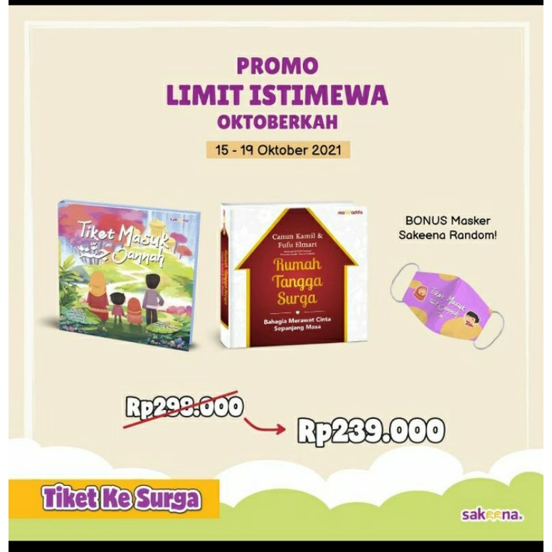 Buku sakeena Tiket Masuk Jannah