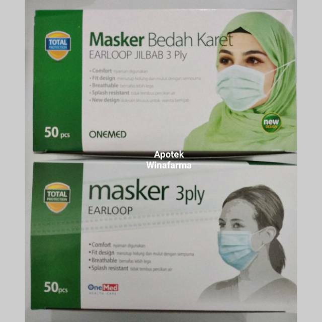 Masker Hijab, Cantol, Tali Onemed