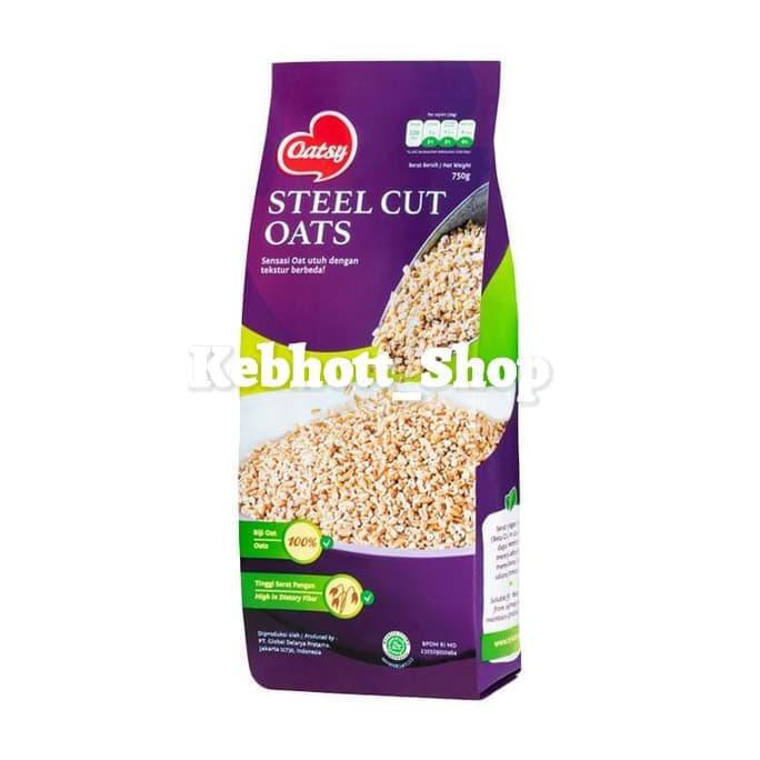 

Ready Stock] Oatsy Steel Cut Oats Cereal 750Gr | Sereal Oat | Tinggi Serat Pangan